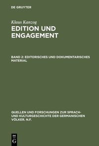 Produktbild: Editorisches und dokumentarisches Material