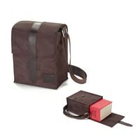 Produktbild: Buchh&uuml;llen-Tasche mit &Uuml;berschlag