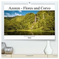 Produktbild: Azoren Landschaften - Flores und Corvo (hochwertiger Premium Wandkalender 2026 DIN A2 quer), Kunstdruck in Hochglanz