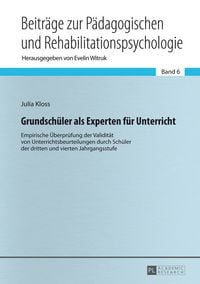 Produktbild: Grundschueler als Experten fuer Unterricht