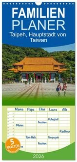 Produktbild: Familienplaner 2026 - Taipeh, Hauptstadt von Taiwan mit 5 Spalten (Wandkalender, 21 x 45 cm) CALVENDO