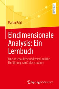 Produktbild: Eindimensionale Analysis: Ein Lernbuch