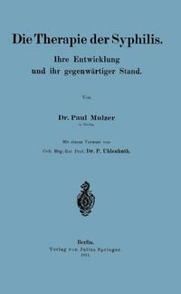 Produktbild: Die Therapie der Syphilis