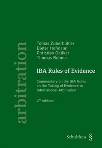 Produktbild: IBA Rules of Taking Evidence
