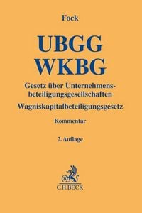 Produktbild: Gesetz &uuml;ber Unternehmensbeteiligungsgesellschaften, Wagniskapitalbeteiligungsgesetz. UBGG - WKBG