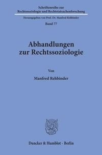 Produktbild: Abhandlungen zur Rechtssoziologie.