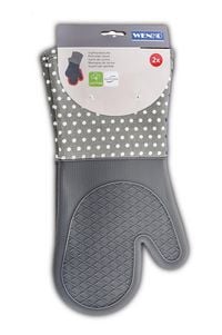 Produktbild: Topfhandschuhe Silikon Grau, 1 Paar