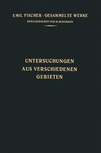 Produktbild: Untersuchungen aus Verschiedenen Gebieten