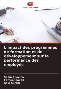 Produktbild: L'impact des programmes de formation et de d&eacute;veloppement sur la performance des employ&eacute;s