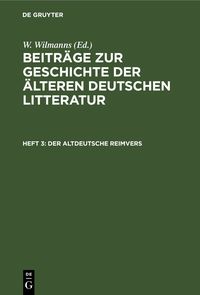 Produktbild: Der altdeutsche Reimvers