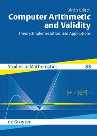 Produktbild: Computer Arithmetic and Validity