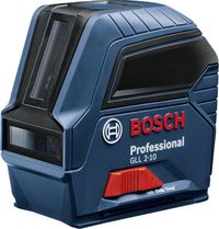 Produktbild: Bosch Professional GLL 2-10 Linienlaser selbstnivellierend, inkl. Tasche Reichweite (max.): 10 m