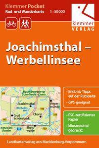 Produktbild: Klemmer Pocket Rad- und Wanderkarte Joachimsthal &ndash; Werbellinsee