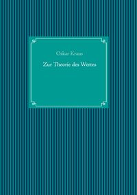 Produktbild: Zur Theorie des Wertes