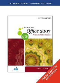 Produktbild: Zimmerman, B: New Perspectives on Microsoft (R) Office 2007