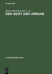 Produktbild: Der Geist der Unruhe