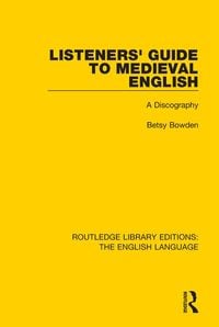 Produktbild: Listeners' Guide to Medieval English