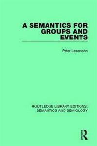 Produktbild: Semantics for Groups and Events