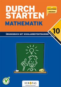 Produktbild: Durchstarten Mathematik AHS 10. &Uuml;bungsbuch mit Schularbeitentraining
