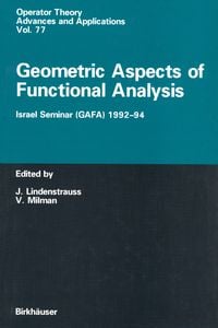 Produktbild: Geometric Aspects of Functional Analysis