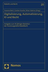 Produktbild: Digitalisierung, Automatisierung, KI und Recht