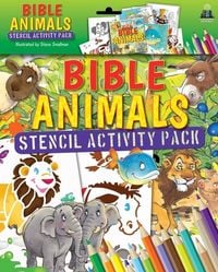 Produktbild: Bible Animals Stencil Activity Pack