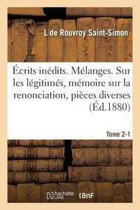 Produktbild: &Eacute;crits in&eacute;dits. M&eacute;langes. Tome 2-1