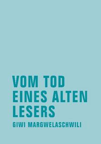 Produktbild: Vom Tod eines alten Lesers