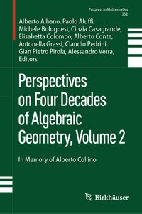 Produktbild: Perspectives on Four Decades of Algebraic Geometry, Volume 2