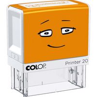 Produktbild: COLOP NIO School Motivations-Stempel, unvollst&auml;ndig, Abdruckfarbe shiny orange, 38 x 14mm