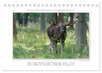 Produktbild: Emotionale Momente: Europ&auml;ischer Elch. (Tischkalender 2027 DIN A5 quer), CALVENDO Monatskalender