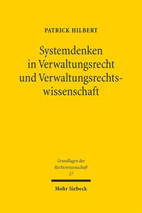 Produktbild: Systemdenken in Verwaltungsrecht und Verwaltungsrechtswissenschaft