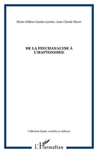 Produktbild: De la psychanalyse &agrave; l'haptonomie