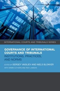 Produktbild: Governance of International Courts and Tribunals