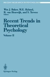 Produktbild: Recent Trends in Theoretical Psychology