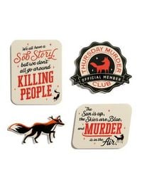 Produktbild: Thursday Murder Club Stickers - Sticker Set of 4