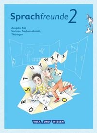 Produktbild: Sprachfreunde 2. Schuljahr - Sprachbuch mit Grammatiktafel und Entwicklungsheft