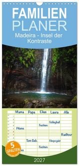 Produktbild: Familienplaner 2027 - Madeira - Insel der Kontraste mit 5 Spalten (Wandkalender, 21 x 45 cm) CALVENDO