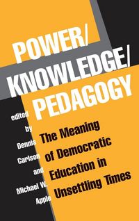 Produktbild: Power/knowledge/pedagogy