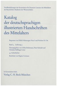Produktbild: Katalog der deutschsprachigen illustrierten Handschriften des Mittelalters Band 5/1, Lfg. 3: 43