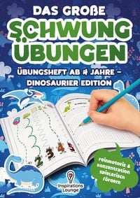 Produktbild: Dinosaurier Edition - Das gro&szlig;e Schwung&uuml;bungen &Uuml;bungsheft ab 4 Jahre - Dinosaurier Edition