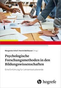 Produktbild: Psychologische Forschungsmethoden in den Bildungswissenschaften