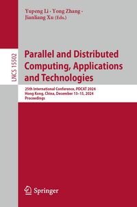 Produktbild: Parallel and Distributed Computing, Applications and Technologies