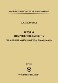 Produktbild: Reform des Pflichtteilsrechts