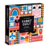 Produktbild: Lisa Congdon Rabbit Quilt 144 Piece Wood Puzzle