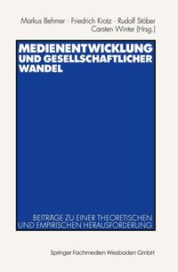 Produktbild: Medienentwicklung und gesellschaftlicher Wandel