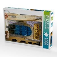 Produktbild: CALVENDO Puzzle T&uuml;r in Fes | 1000 Teile Lege-Gr&ouml;&szlig;e 64x48cm Foto-Puzzle f&uuml;r gl&uuml;ckliche Stunden