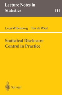 Produktbild: Statistical Disclosure Control in Practice