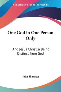 Produktbild: One God in One Person Only