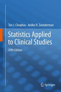 Produktbild: Statistics Applied to Clinical Studies